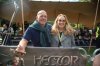 Giuseppe und Cristiana als Zuschauer der Hector Games
