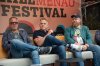 Die drei Sprecher während des Podiumsgesprächs