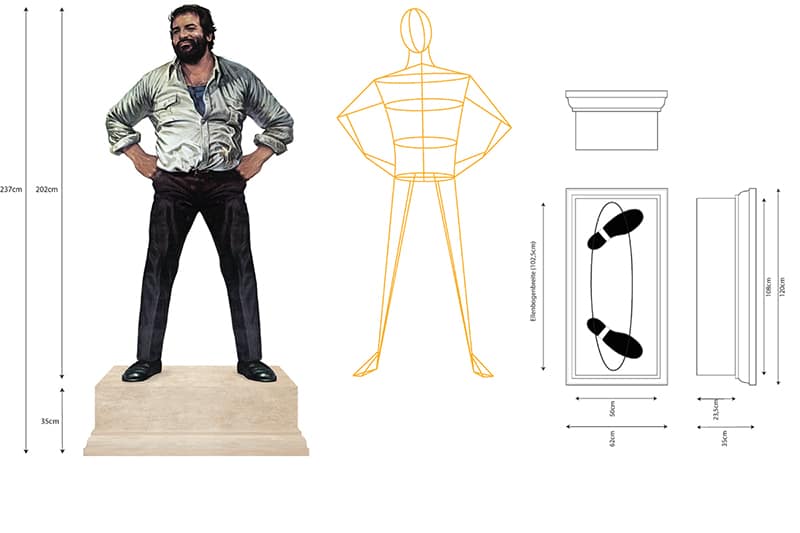 Wir setzen Bud Spencer ein Denkmal