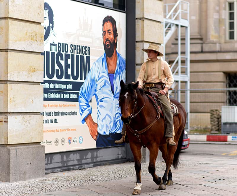 Bud Spencer in Berlin - Das Musem über sein Leben.