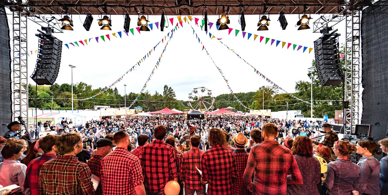 Der Bud Spenzer Heart Chor auf dem Spencerhill Festival 2018 in Lommatzsch