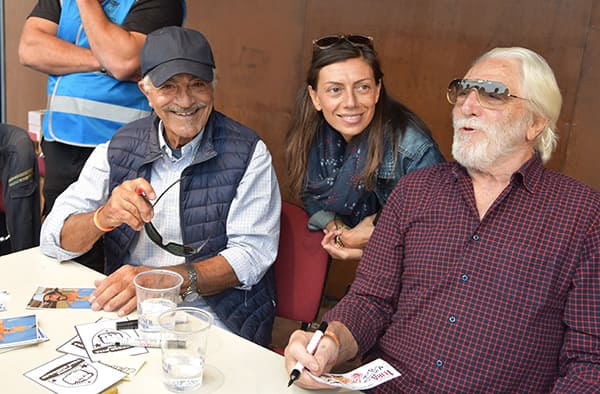 Sal Borgese und Riccardo Pizzuti bei der Autogrammstunde 2018