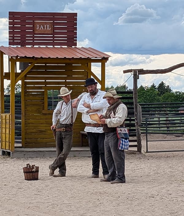 Westernshow Generalprobe